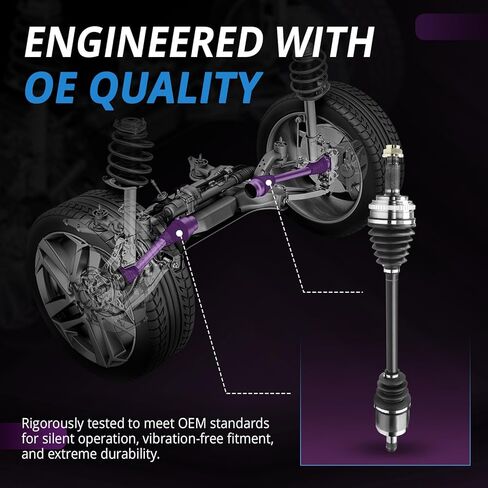 Front CV Axle Replacement for 2003 2004 2005 2006 Acura MDX, 2005 2006 2007 2008 Honda Pilot, Driver and Passenger Side HO-8633A HO-8634A in Saudi Arabia