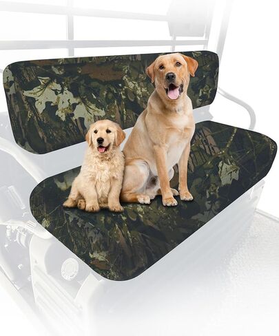 Mule Bench Seat Cover Compatible with Kawasaki Mule 3000 3010 3020 4000 4010 (2001-2023 2025), Fabric Waterproof Anti-Scratch UTV Seat Cover Set for Mule Seat Accessories Parts（Camo） in Saudi Arabia