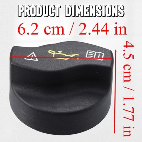 Riloer Gas Oil Filler Plug Cover, Fuel Tank Cap Replaces A0000101685, A0000101385, A0000101585, A0000101485, Compatible with Mercedes-Benz GLK-Class 2008-2015, 1 pc in Saudi Arabia