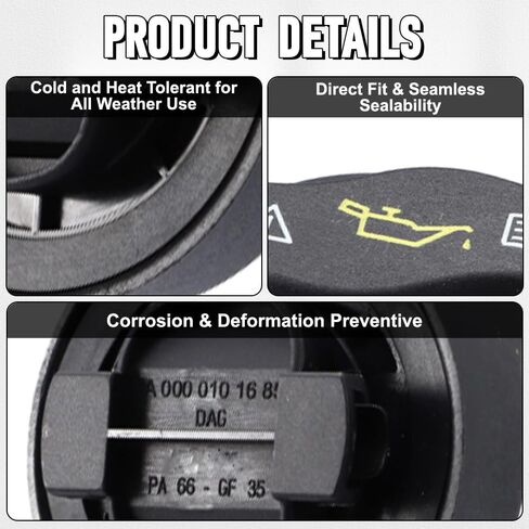 Riloer Gas Oil Filler Plug Cover, Fuel Tank Cap Replaces A0000101685, A0000101385, A0000101585, A0000101485, Compatible with Mercedes-Benz GLK-Class 2008-2015, 1 pc in Saudi Arabia