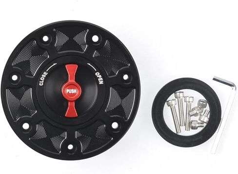 Fit for Gas Fuel Tank Cap Fit for K-tm RC125 RC200 RC390 Fit for Duke Duke125 Duke200 Duke390 Oil Tank Cover(Black Orange) in Kuwait