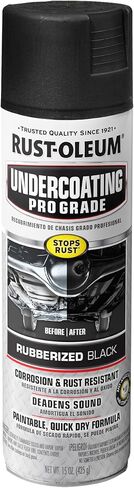 Rust-Oleum 248656 Professional Grade Rubberized Undercoating Spray, 15 oz, Black in Kuwait
