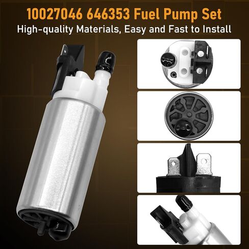 Fuel Pump Fits for E-Z-Go Golf Cart Cushman 10027046 646353 Electric Fuel Pump Kit Set in Kuwait