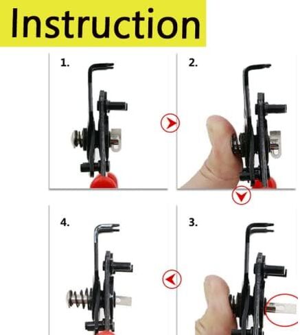 4 in 1 Multifunctional Snap Ring Pliers Set Convertible Snap Ring Pliers with 3PCS Interchangeable Jaw Head Clip Pliers Set 45°, 90° & 180° Angled Jaws for Auto and Engine Repairing(RED) in Kuwait