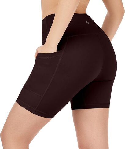 Nirlon NirLUX Yoga Shorts for Women - Soft Womens Workout Leggings for Gym & Yoga - Womens Biker Shorts with Pockets in Kuwait