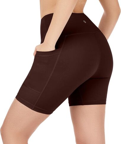 Nirlon NirLUX Yoga Shorts for Women - Soft Womens Workout Leggings for Gym & Yoga - Womens Biker Shorts with Pockets in Kuwait