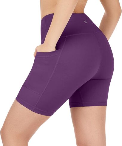 Nirlon NirLUX Yoga Shorts for Women - Soft Womens Workout Leggings for Gym & Yoga - Womens Biker Shorts with Pockets in Kuwait