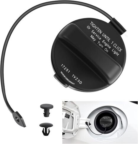 Car Gas Cap Replacement OEM 17251-3JA0A,Anti-lost Car Fuel Cap with Built-in Seal Ring Compatible with Infiniti Nissan,Professional Fuel Tank Caps with Fasteners in Saudi Arabia