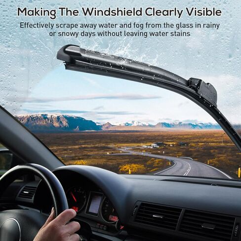 10pcs 6mm Windshield Wiper Blades Refills Silicone Frameless Wipers Insert Rubber Strips for Car Auto in Saudi Arabia