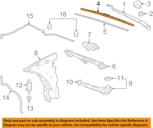 جنرال موتورز جنرال موتورز OEM-شفرة ممسحة 23360287 in Kuwait