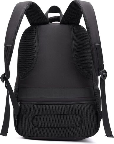 Laptop Backpack for Business Travel and Flight Water Resistant with USB Charging Port Lightweight Durable Large bag for Men and Women Fits 15.6 Inch Laptop Black in Saudi Arabia