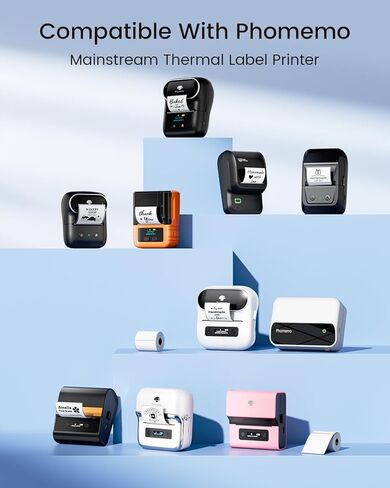 Phomemo M110 Labels- 400 Labels for M110/M100/M220/M221/M108/M250/M260 Label Printer, 0.98" X 0.59"(25x15mm), Small Address Label,Home, Office in Saudi Arabia