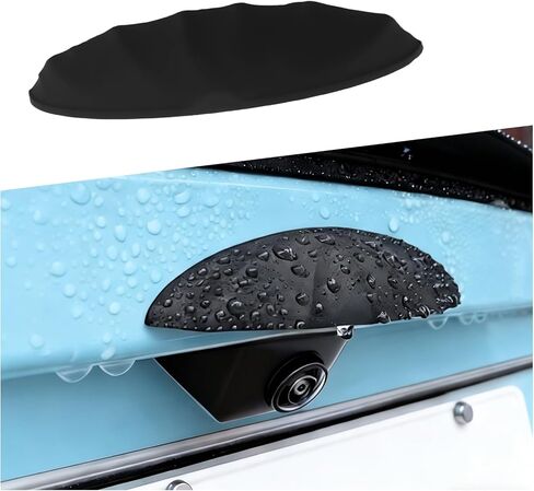 Silicone Car Backup Camera Rain Shield,Soft Wider Backup Camera Rain Cover for Providing Clear Reversing Image,Universal Self-Adhesive Reverse Cameras Rains Cover Car Accessories (Standard) in Kuwait