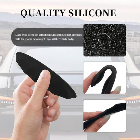Silicone Car Backup Camera Rain Shield,Soft Wider Backup Camera Rain Cover for Providing Clear Reversing Image,Universal Self-Adhesive Reverse Cameras Rains Cover Car Accessories (Standard) in Kuwait