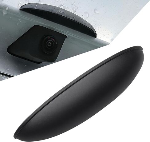 غطاء كاميرا الرؤية الخلفية للسيارة، درع المطر للكاميرا الاحتياطية المضادة للمطر، غطاء حماية من السيليكون للكاميرا العكسية، عكس سلامة القيادة، ملصق حماية للتعديل لرؤية واضحة (أسود) in Kuwait