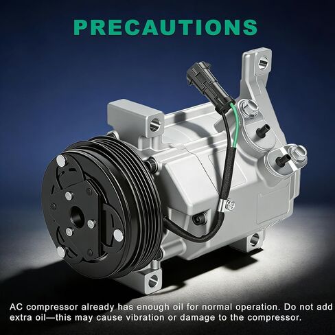 CO 29002C AC Compressor with Clutch Compatible with Chevy, GMC Silverado, Suburban, Sierra, Avalanche, Express, Tahoe, Yukon, Escalade, Replace 15036042,15068853, Air conditioner Compressor in Kuwait