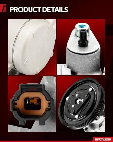 Torchbeam AC Compressor Kit Compatible with Nissan Frontier 1999-2004, and Xterra 2000-2004, Compatible with 68428 in Saudi Arabia