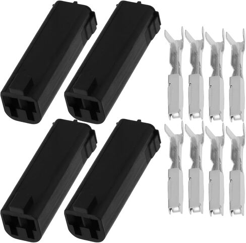 4X Turn Signal Indicator 2-Pin Wiring Connector Plugs Compatible with Suzuki Motorcycle GSX-R600 GSX-R750 GSX-R1000 in Saudi Arabia