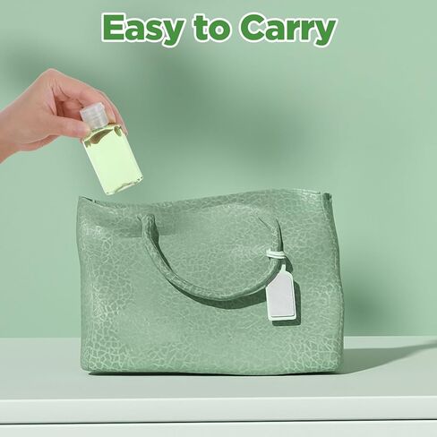 100 Pcs 1 oz Travel Bottles - Clear PET Refillable Containers with Flip Caps, Leak-Proof Mini Bottles for Shampoo, Lotion, Hand Sanitizer & More in Kuwait