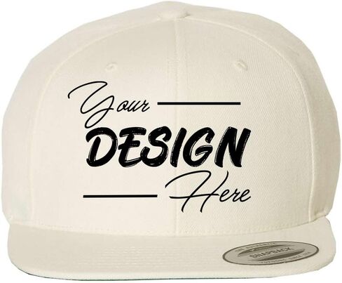 INK STITCH 6098M Custom Embroidery Add Logo Texts Personalized Premium Snapback Caps in Kuwait