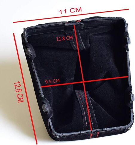 5 Speed Car Gear Shift Knob Cover Black Suede Leather Dust Boot Cover Replacement for Audi A3 S3 8V-8P S-line 2014-2020 in Saudi Arabia