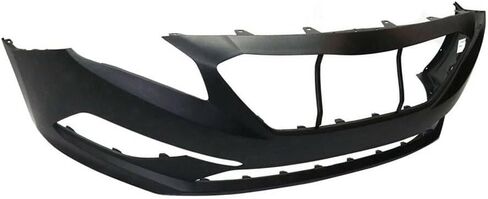Primered Front Bumper Cover Fascia FOR Hyundai Sonata SE 2015 2016 2017 Standard Model Ready for Paint Direct Fit Replacement HY1000205 86511C2000 in Kuwait