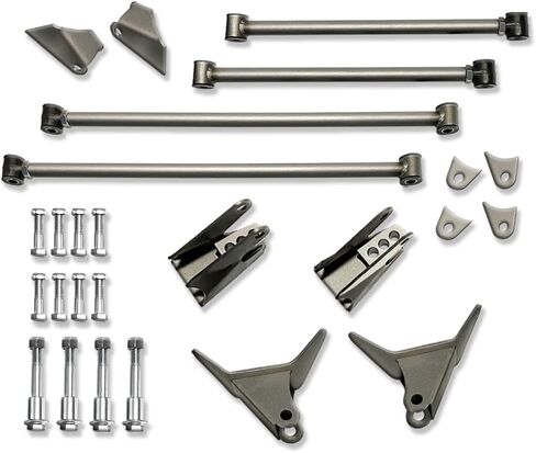 Triangulated 4 Link Rear Suspension Bar Kit with Brackets For Ford 1928-1940 in Kuwait