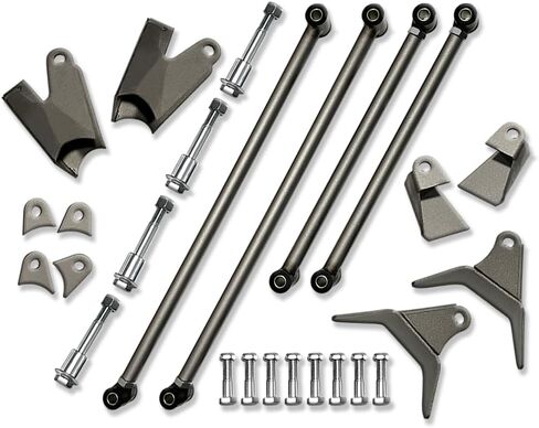 Triangulated 4 Link Rear Suspension Bar Kit with Brackets For Ford 1928-1940 in Kuwait