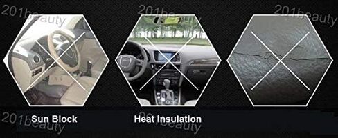 New 1pcs Black Non-Slip Dash Mat Dashboard Mat Dash Carpet Dash Covers Dashboard Cover for Infiniti QX60 2015 2016 2017 2018 2019 2020 2021 2022 2023 in Kuwait