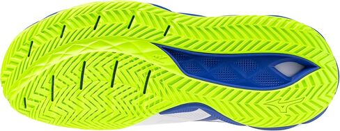 Mizuno Wave Enforce Tour 2 All Court Men's Racquet Sports Shoe, White-Dazzling Blue, US Mens 8.5 in Kuwait