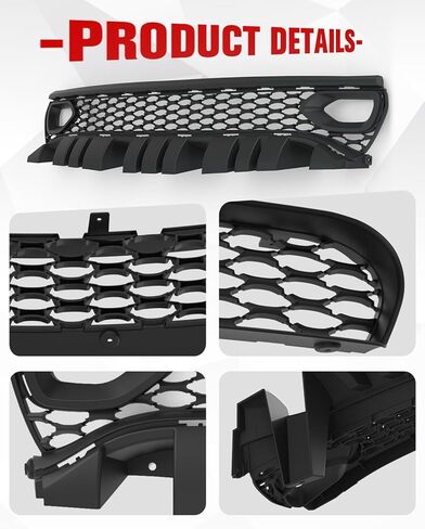 طقم الشبكة الأمامية السفلية المتوافقة مع 2015-2023 دودج تشارجر SRT Scat Pack Daytona، بديل لـ 68417502AA، 68394592AA، 68417505AB in Saudi Arabia