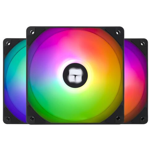 مروحة وحدة المعالجة المركزية Thermalright TL-C12CW-S X3 مقاس 120 مم باللون الأبيض ARGB، مروحة تبريد كمبيوتر صامتة 4pin PWM مع محمل S-FDB، حتى 1550 دورة في الدقيقة (3 كميات) in Saudi Arabia
