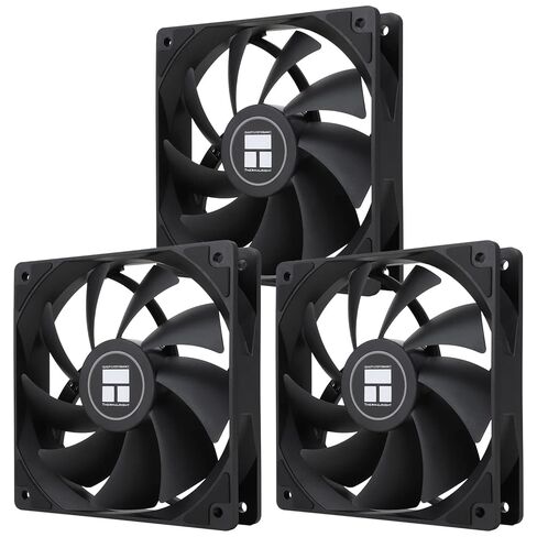 مروحة وحدة المعالجة المركزية Thermalright TL-C12CW-S X3 مقاس 120 مم باللون الأبيض ARGB، مروحة تبريد كمبيوتر صامتة 4pin PWM مع محمل S-FDB، حتى 1550 دورة في الدقيقة (3 كميات) in Saudi Arabia
