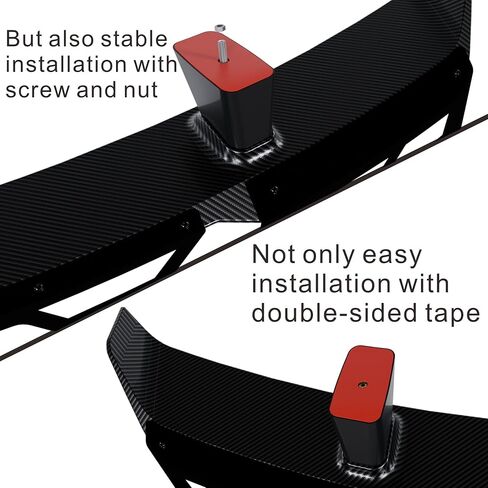 Carbon Fiber Look Spoiler Compatible with Lexus Sedan Saloon Accessories GT Duckbill Aleron Spoiler Trunk Mounted for Lexus is GS LS ES Wing Easy Installation in Kuwait