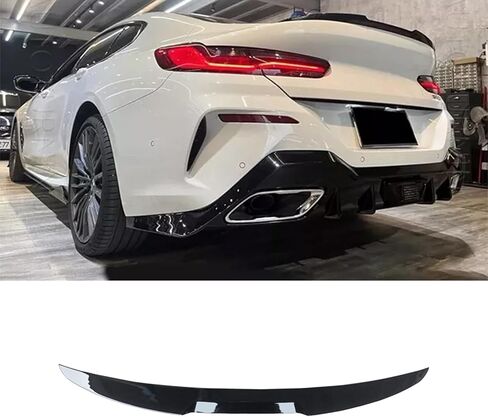 YOUNGERCAR Rear Trunk Spoiler Fit for 2020-2024 2025 BMW 8-Series G16 Gran Coupe F93 M8 Wickbill Trunk Wing Spoiler ABS Painted Gloss Black in Kuwait