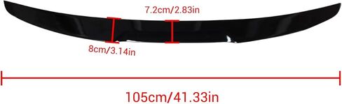 YOUNGERCAR Rear Trunk Spoiler Fit for 2020-2024 2025 BMW 8-Series G16 Gran Coupe F93 M8 Wickbill Trunk Wing Spoiler ABS Painted Gloss Black in Kuwait