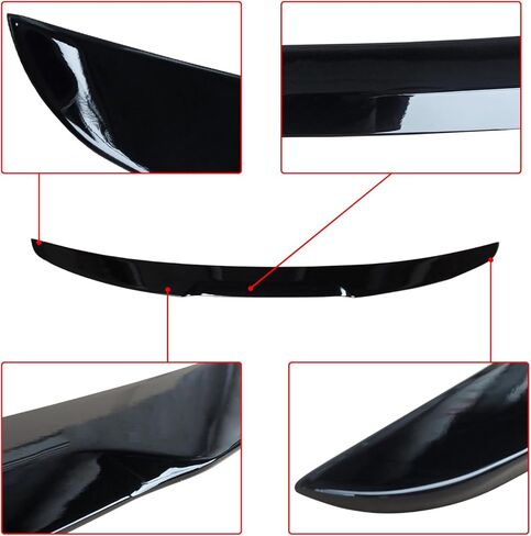 YOUNGERCAR Rear Trunk Spoiler Fit for 2020-2024 2025 BMW 8-Series G16 Gran Coupe F93 M8 Wickbill Trunk Wing Spoiler ABS Painted Gloss Black in Kuwait