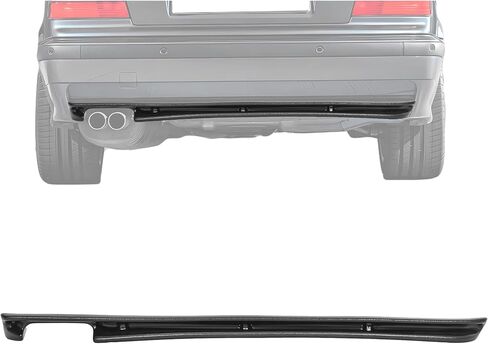 KUAFU الناشر المصد الخلفي متوافق مع 1992-1998 BMW E36 3 سلسلة سيدان / كوبيه / المكشوفة M3 نمط المفسد الفاصل السفلي الستارة الناشر غير مكتمل البلاستيك الأسود in Saudi Arabia