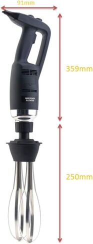 خلاط غمر كهربائي محمول باليد 7 بوصات، رغوة الحليب 270 وات مع سرعة متغيرة قابلة للتعديل، مجداف خفق من الفولاذ المقاوم للصدأ بدرجة الطعام قابل للفصل للمطعم التجاري/المطبخ المنزلي in Kuwait