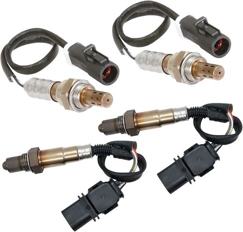 4Pcs Upstream Downstream Oxygen O2 Sensor Replacement for 2009 Ford Flex V6 3.5L, 2010 Edge 3.5L, for 2008 2009 Ford Taurus V6-3.5L Only Fit for Calif 02 Sensor 234-5097 234-4610 in Saudi Arabia