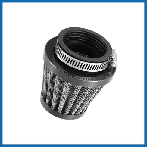 Universal 45mm Air Filter Cleaner Round Tapered Replacement for Motorcycle Black Item Replacement in Saudi Arabia