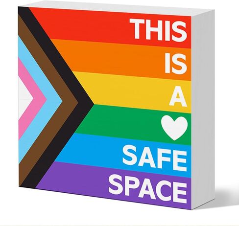 LGBT Decor Sign, Everyone Is Welcome Here, Gay Pride Month Decor Home Office Diversity Equality Classroom Desk Decoration Gay Room Bedroom Lesbian Pride BLM Decor Lesbian Gay Transgender LGBTQ Gifts in Kuwait
