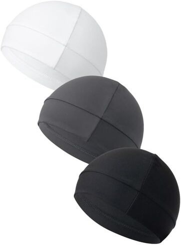 Breathable Skull Caps for Men & Women, Running Beanie & Wave Cap for Men, Lightweight Stretch Fit Plain Color Beanie Hat for Outdoor Sports, Gym, Hiking in Saudi Arabia