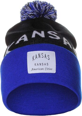 American Cities Unisex USA Fashion Arch Cities Pom Pom Knit Hat Cap Beanie in Saudi Arabia