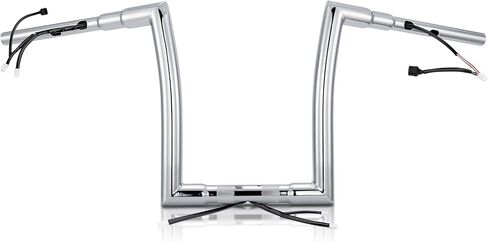 مقود سلكي مقاس 12 بوصة مقاس 1.5 بوصة Ape Hanger لطرازات Road Glide لعام 2024-Up و2023-Up FLTRXSE و2024-Up ABS (باستثناء FLTRXSTSE)، كروم in Kuwait