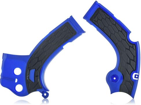 Acerbis X-Grip Frame Guards Blue/Black Compatible with Yamaha YZ450FX 2016-2018/YZ250F/YZ450FX 2016-2018/YZ250FX 2017-2019 - 2640271034 in Saudi Arabia