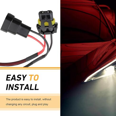 2 قطعة 9006/HB4 LED مجموعة مقاوم الحمل، 50 وات 6 أوم وحدة فك تشفير الأخطاء المضادة للوميض، مصباح الضباب الأمامي للسيارة ومحول سرج مقاوم إشارة الانعطاف، هالوجين عالمي لترقية LED in Kuwait