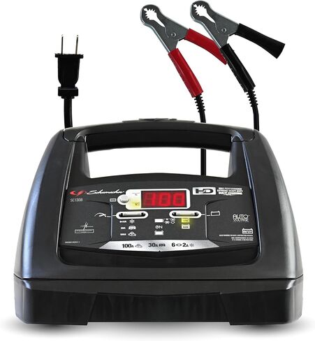 Schumacher SC1281 Battery Charger, Engine Starter, Boost Maintainer and Auto Desulfator with Advanced Diagnostic Testing- 100 Amp/30 Amp, 6V/12V in Kuwait
