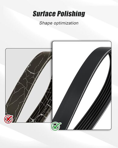 Engine Serpentine Drive Belt Fit for Nissan Rogue 2008-2013 Select 2014-2015 Sentra 2007-2009 Replace 11720ET80A 11720JG30A, Automotive Serpentine Belts in Saudi Arabia