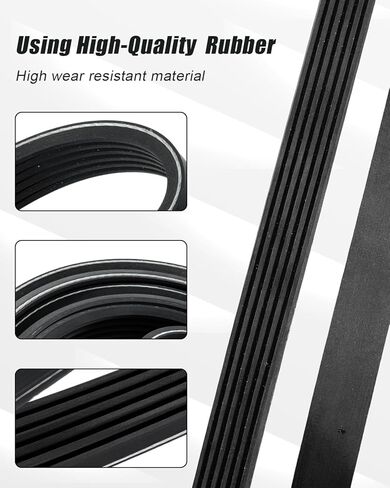 Engine Serpentine Drive Belt Fit for Nissan Rogue 2008-2013 Select 2014-2015 Sentra 2007-2009 Replace 11720ET80A 11720JG30A, Automotive Serpentine Belts in Saudi Arabia
